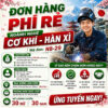 ĐƠN CƠ KHÍ, HÀN XÌ TẠI NHẬT-CHI PHÍ THẤP, NHU CẦU TUYỂN DỤNG CAO